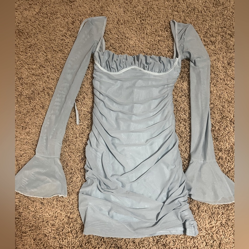 Blue dress